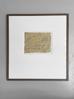 RUDOLPH BAUER. Dibujo abstracto original a lápiz, década de 1930