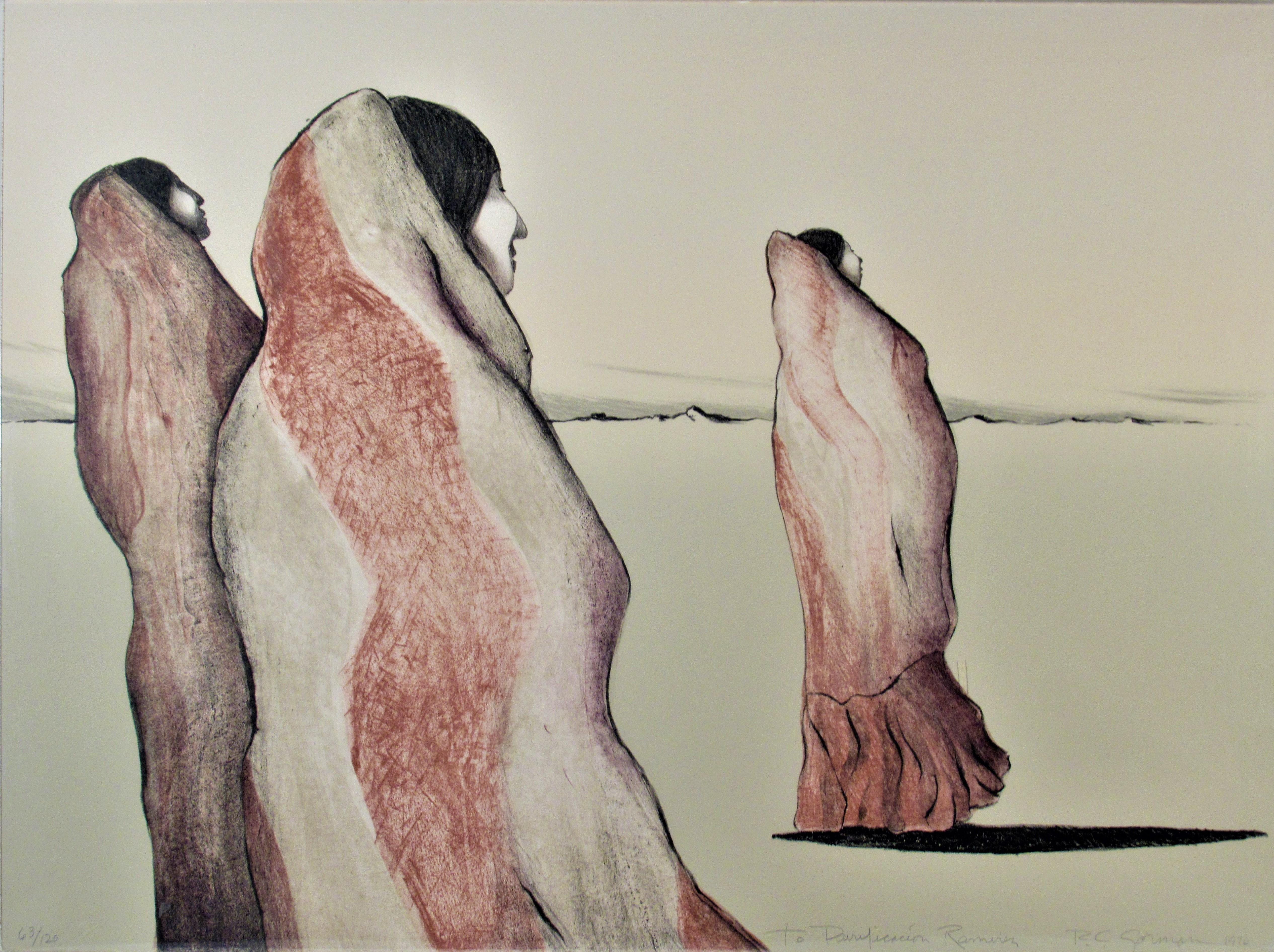 Desert Wüsten Frauen – Print von Rudolph Carl Gorman