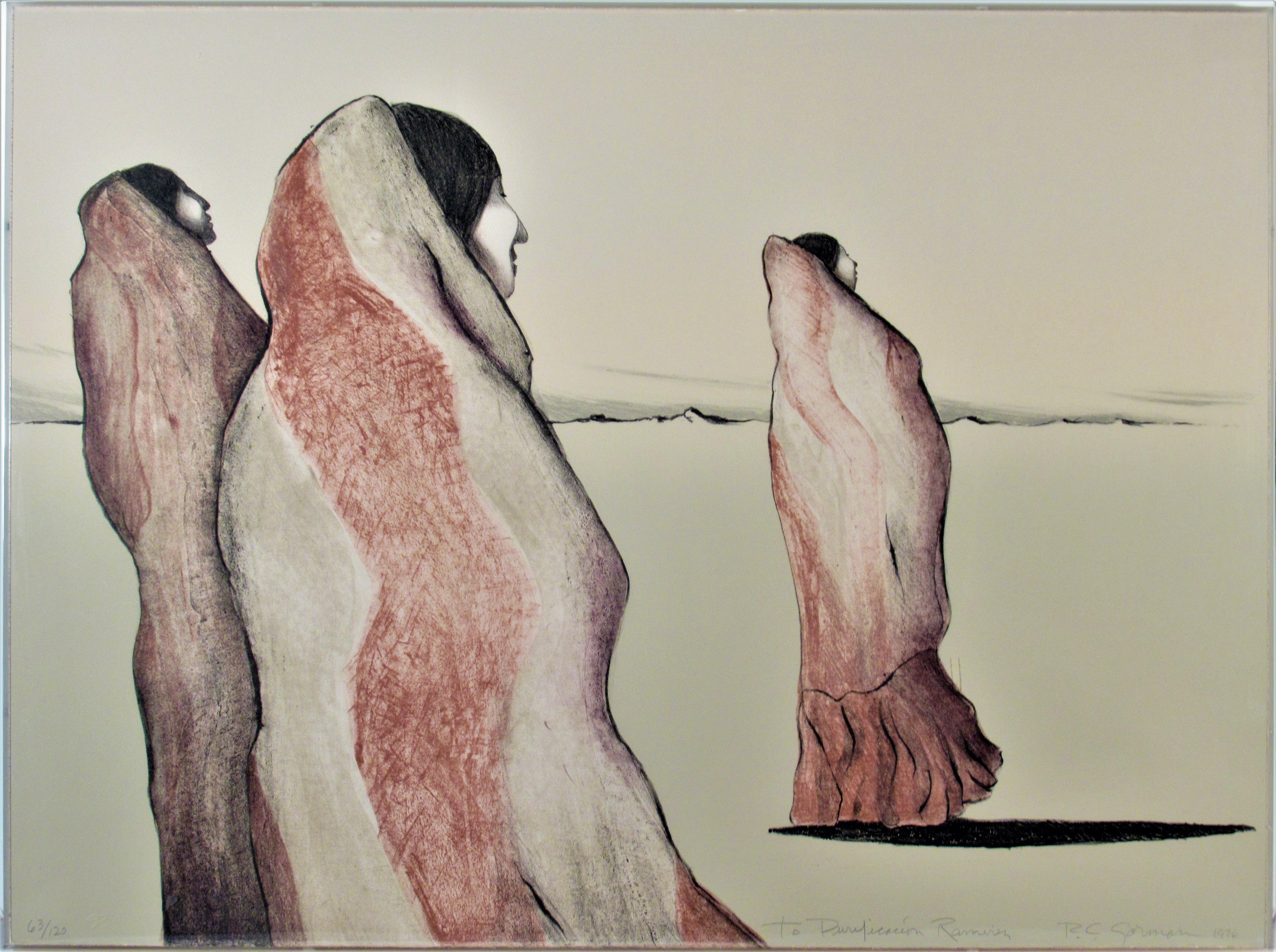 Rudolph Carl Gorman Print – Desert Wüsten Frauen