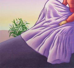 "New Dawn, " Original Figurative Color Lithograph signed by R.C. Gorman
