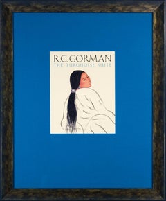 Carpeta completa de litografías "La Suite Turquesa" de Rudolph Carl Gorman