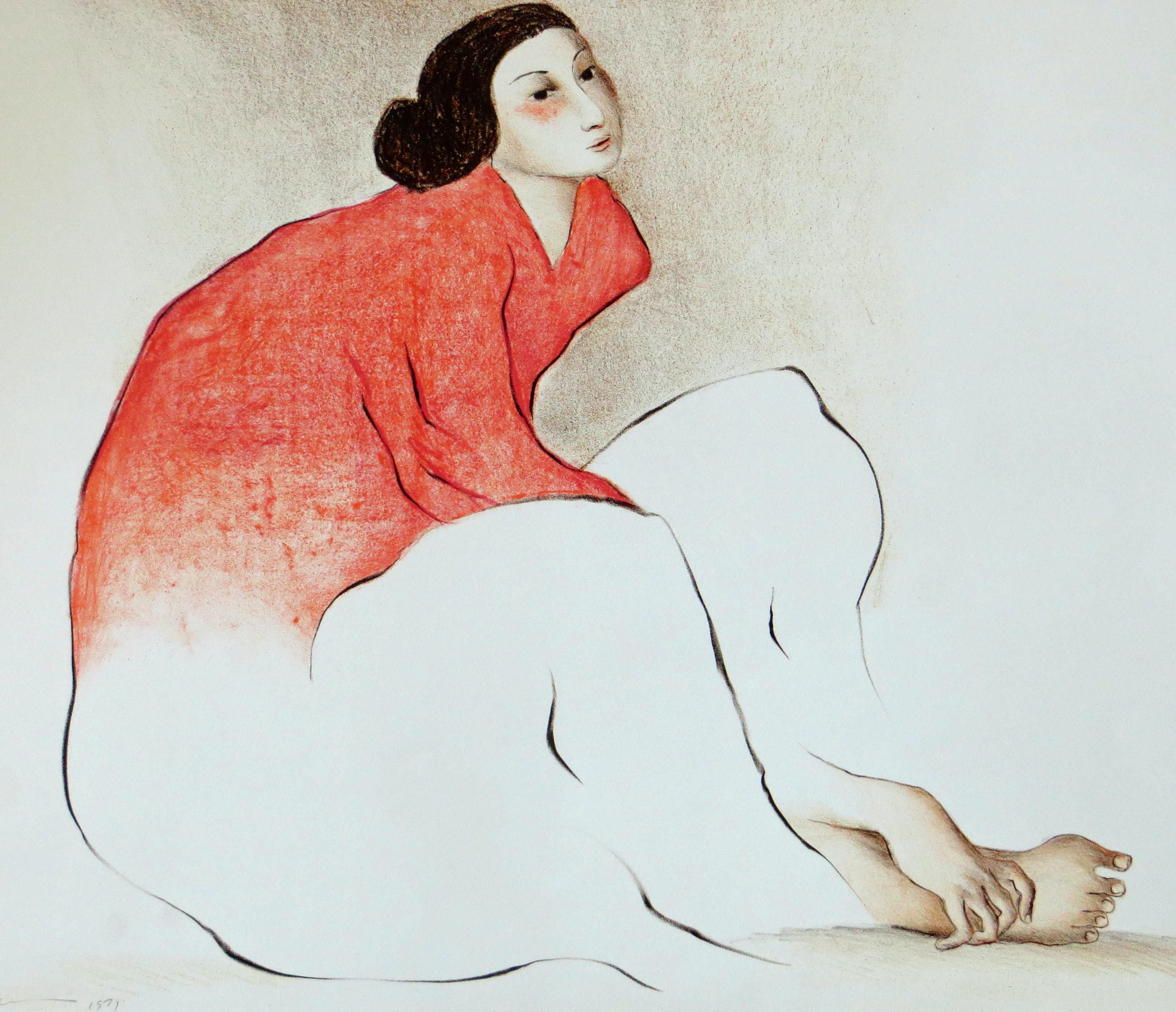 Woman From Paris   - Print by Rudolph Carl Gorman