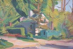 1930s Original Oil Painting of Ulster County, Woodstock, New York