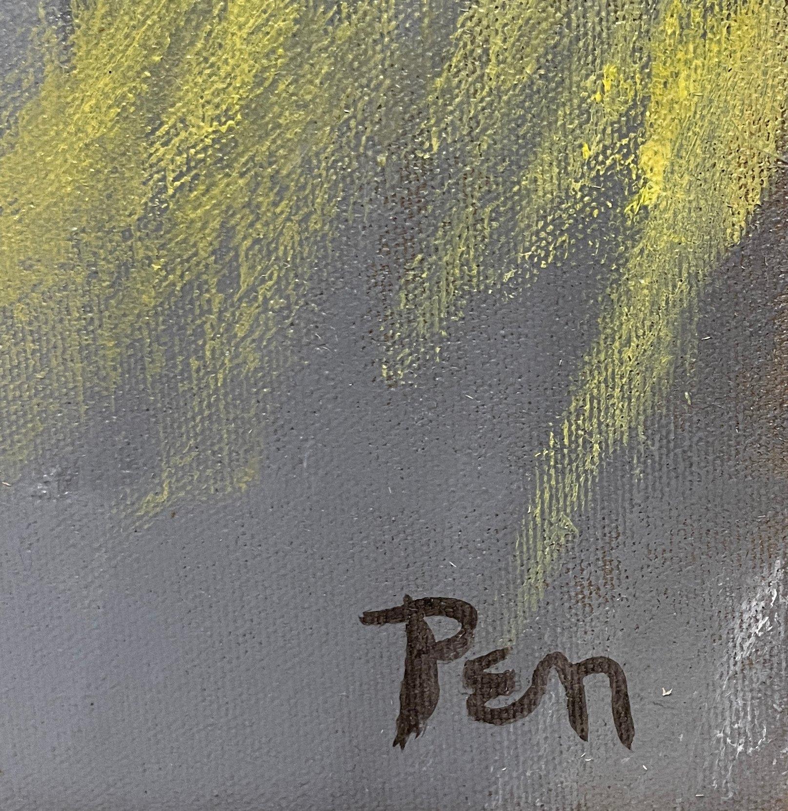 Merveilleuse scène de boxe du milieu du siècle dernier représentant un combattant de prix debout par Rudolph Pen en vente 5