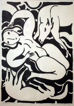 Susan and Patches with Horse