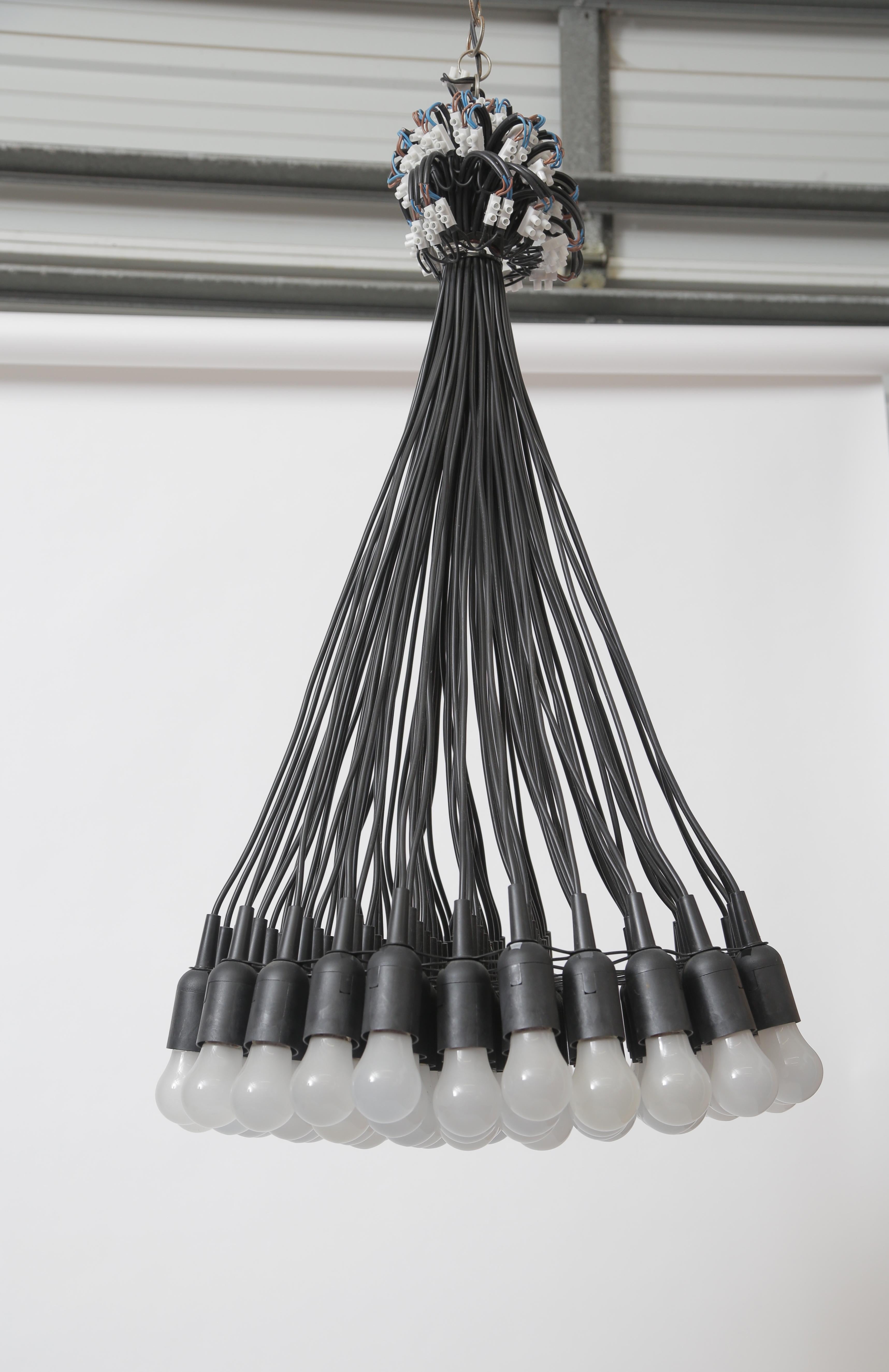Dutch Rudy Graumans 85 Lamps Chandelier For Sale
