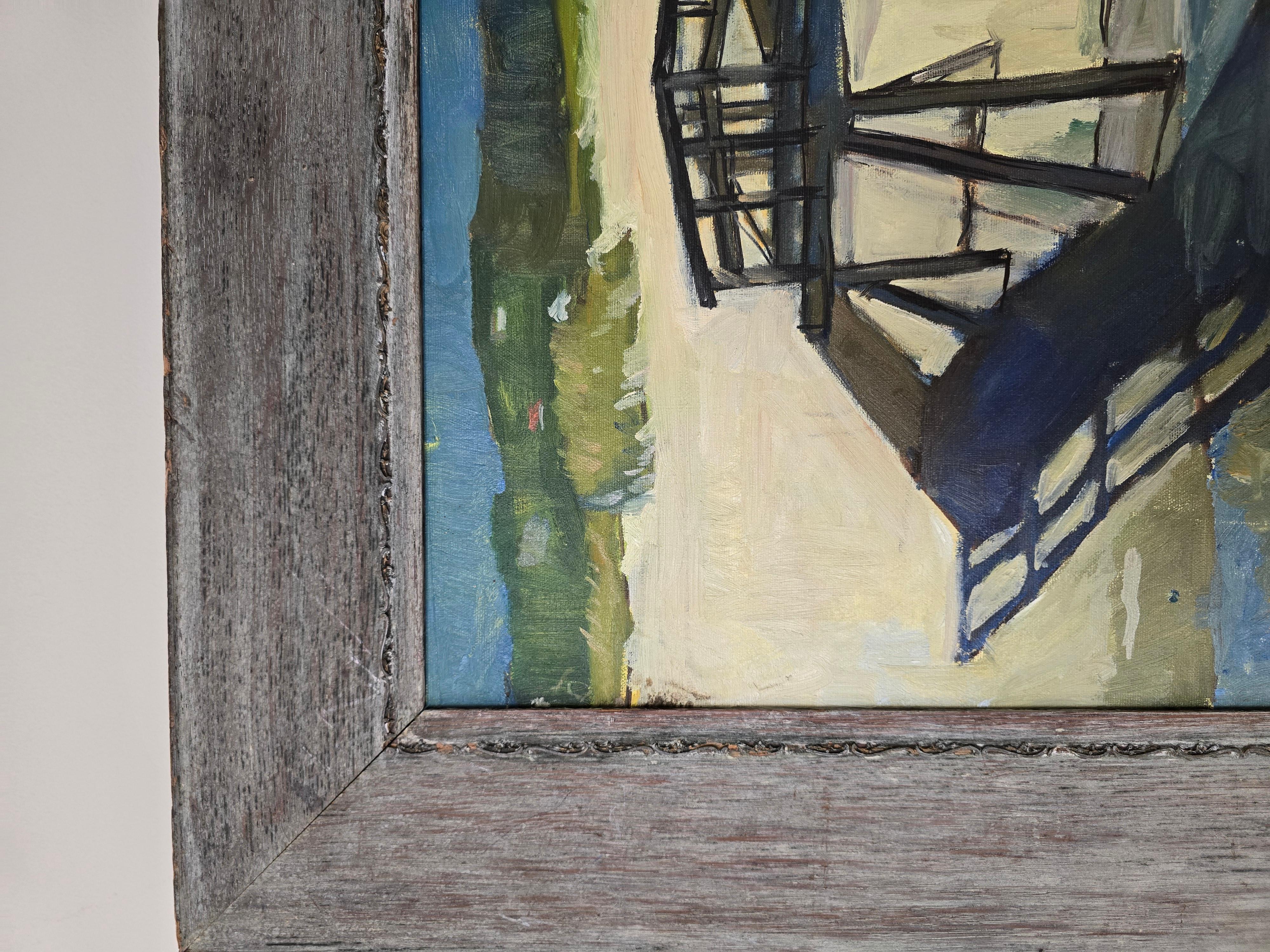 Nachmittag am Pier - Rudy Helmo ca. 1955 im Angebot 4