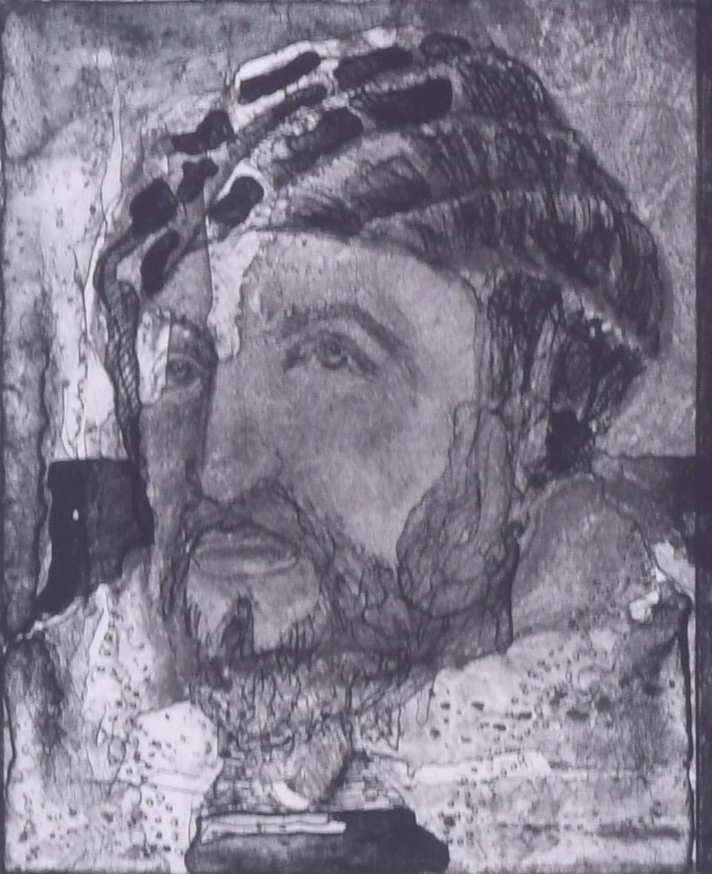 Black Passion
Aluminum plate lithograph from two plates, 1975
Signed, titled and numbered in pencil by the artist
Edition 50
Published at Lakeside Studio with the Master printer Jack Lemon
Imagery depicts the Seven deadly Sins three Roman soldiers