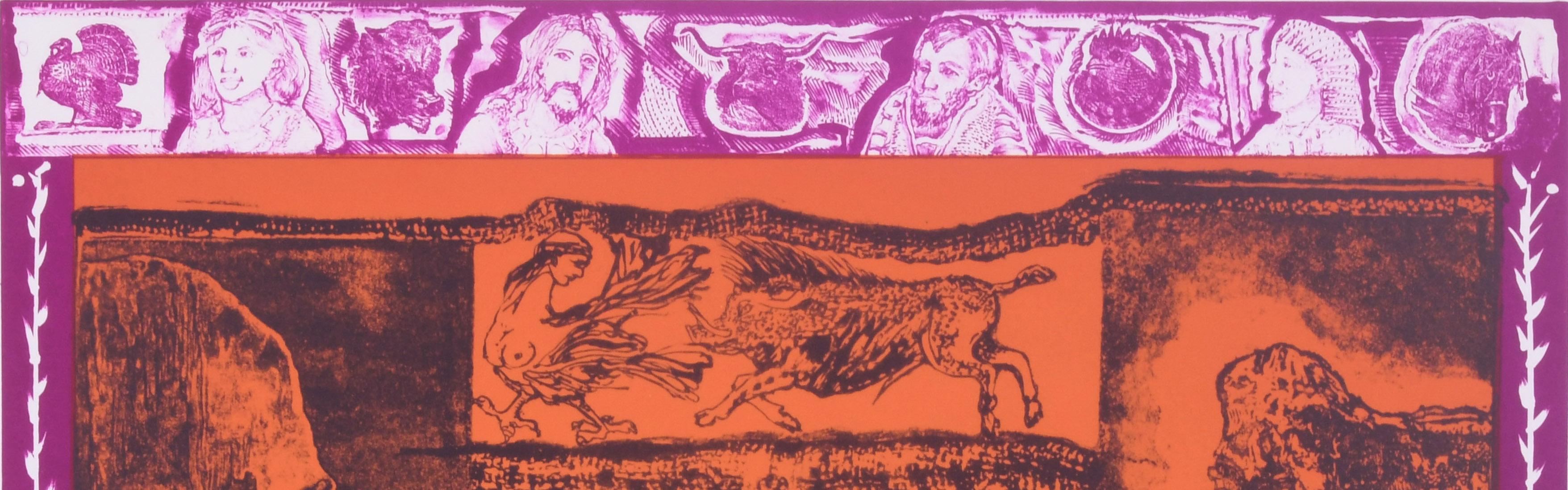 Girare intorno
Litografia a colori in alluminio da tre lastre
Firmato, intitolato e numerato a matita dall'artista
Impressione 