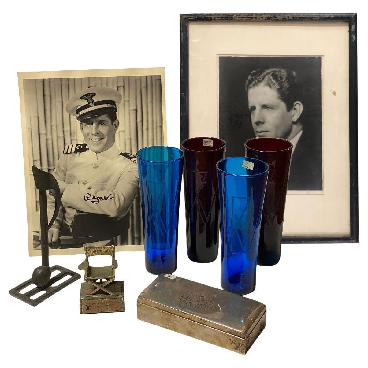Rudy Vallee Acteurs / musiciens Hollywood Effets personnels, photos et récompenses en vente