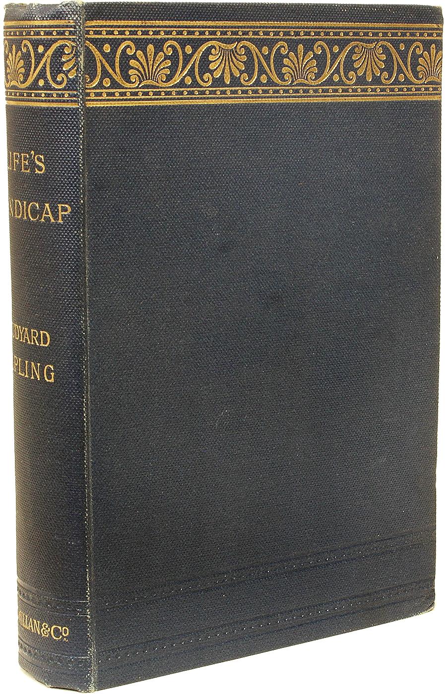 Rudyard KIPLING. Life's Handicap. 1891 - FIRST EDITION - PRESENTATION COPY ! In Good Condition For Sale In Hillsborough, NJ