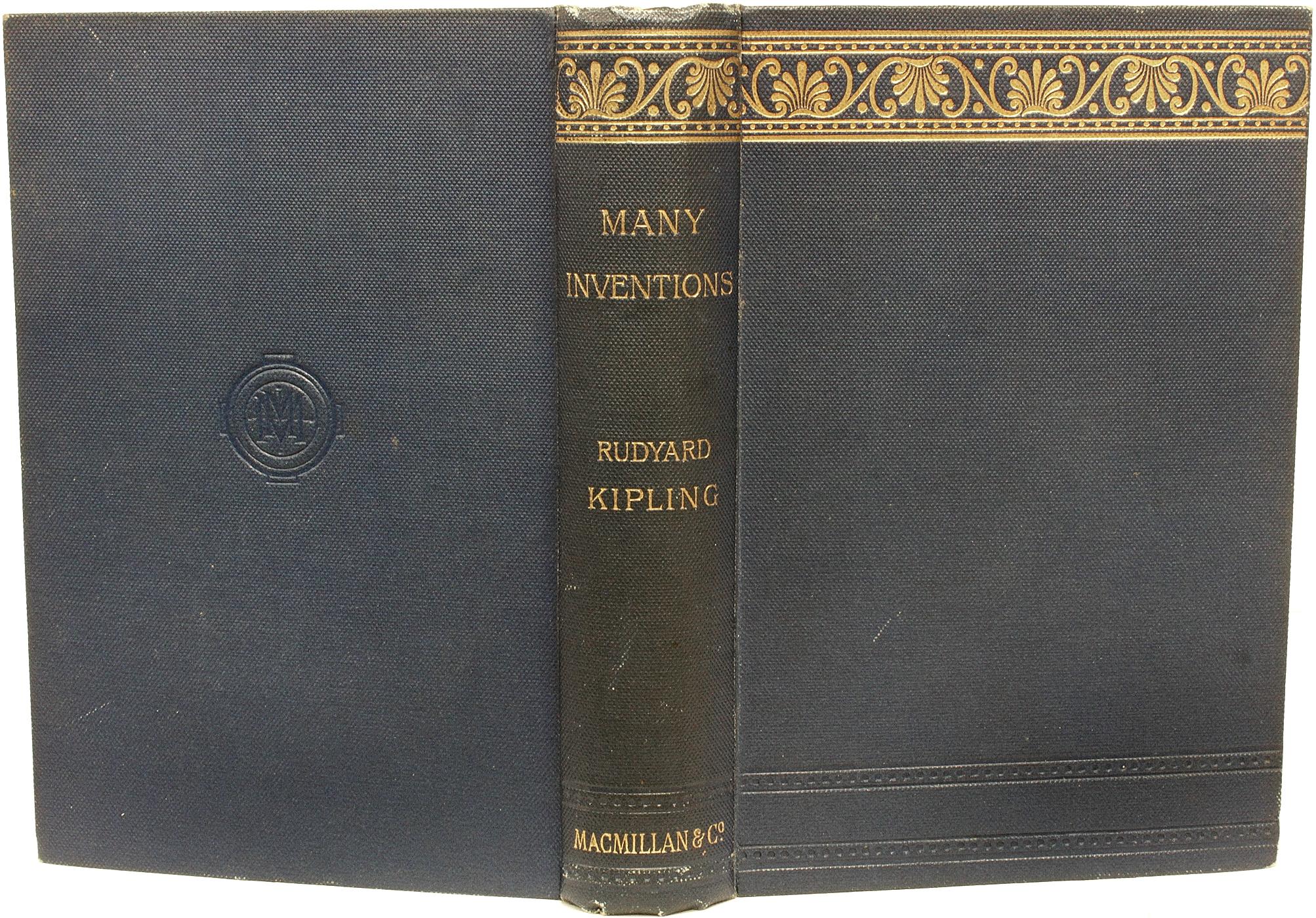 Rudyard KIPLING. Many Inventions. 1893 - FIRST EDITION - SIGNED ! In Good Condition For Sale In Hillsborough, NJ