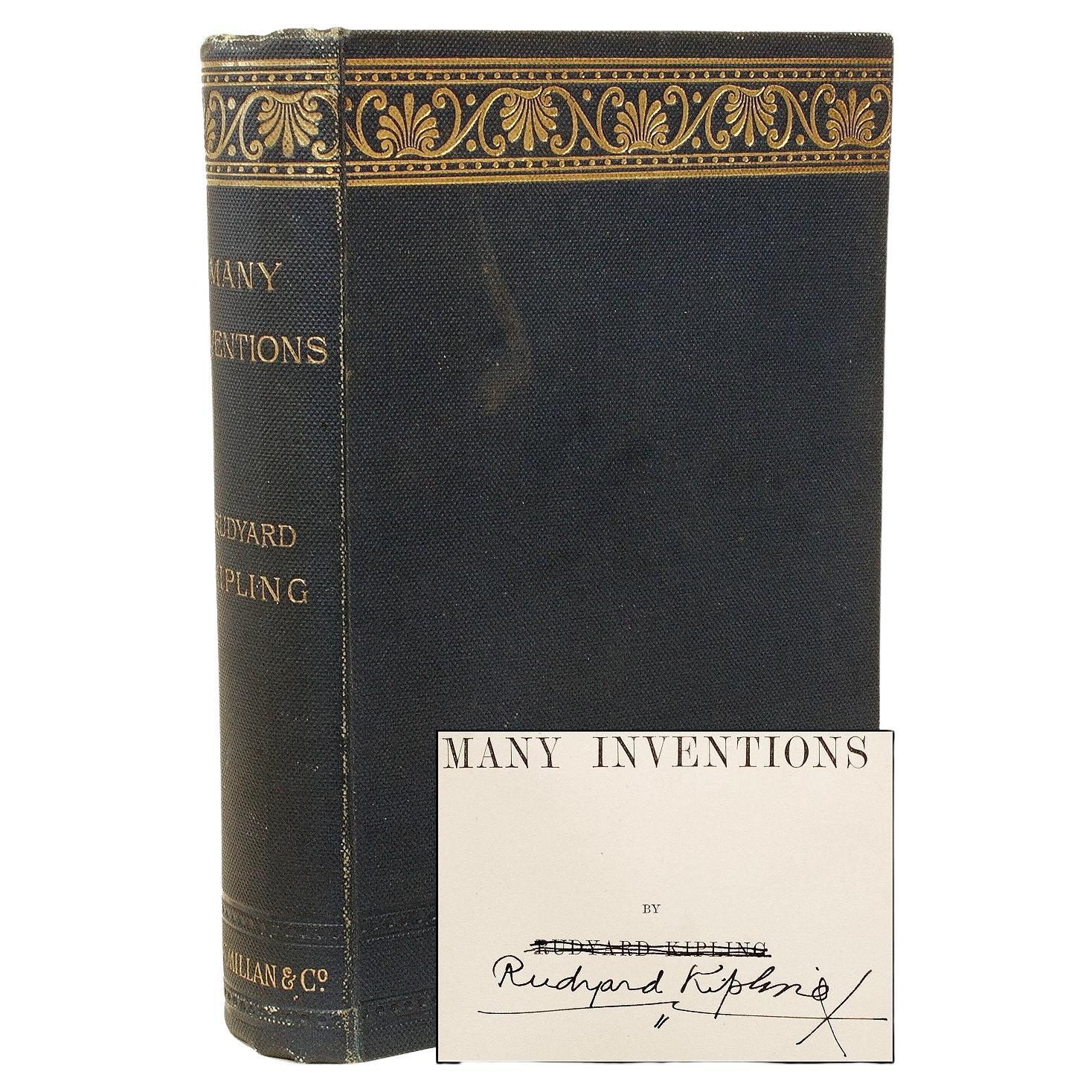 Rudyard KIPLING. Viele Erfindungen. 1893 - FIRST EDITION - SIGNED!