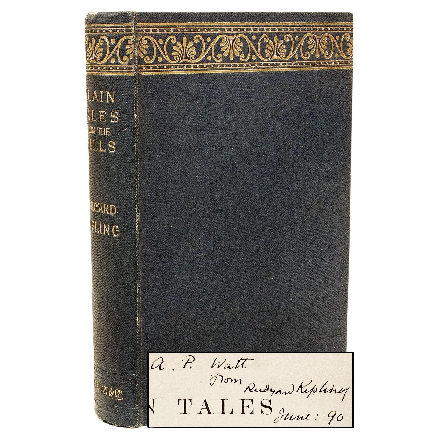 Rudyard KIPLING. Plain Tales From The Hills. THIRD EDITION - PRESENTATION COPY ! For Sale
