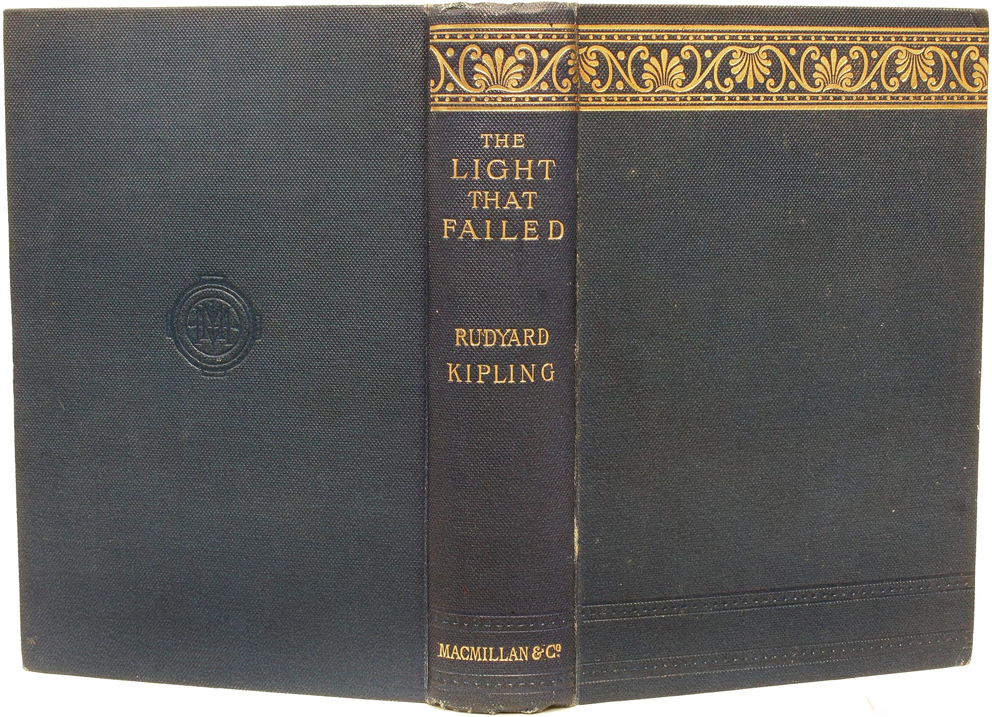 Late 19th Century Rudyard KIPLING. The Light That Failed. 1891 - FIRST EDITION PRESENTATION COPY! For Sale
