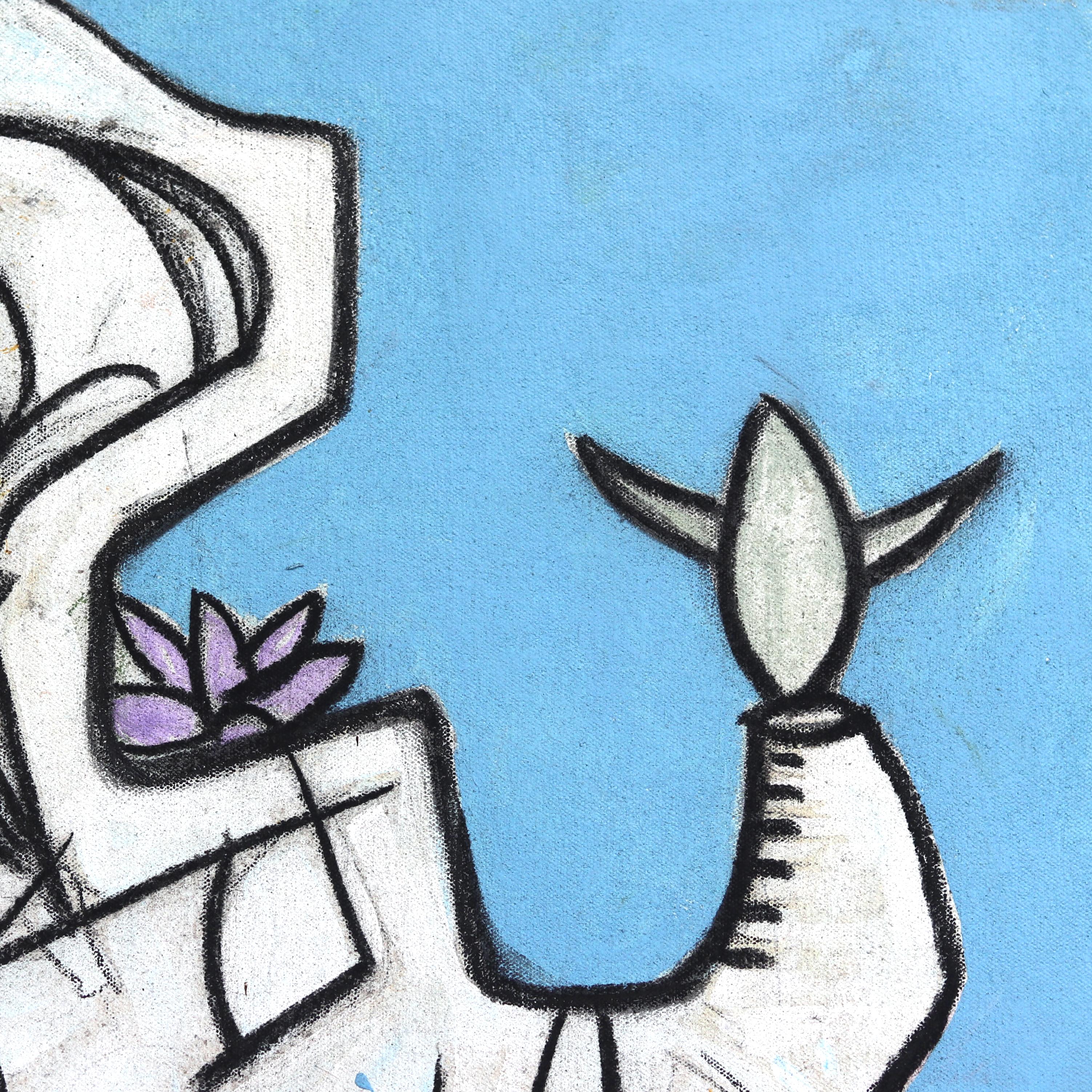 Rue Bootay, artista nato a New York e ora radicato nel vivace paesaggio artistico di Los Angeles, naviga nel regno avanguardistico del surrealismo non rappresentativo con uno stile tutto suo. I suoi dipinti, che ricordano paesaggi alieni, tessono un
