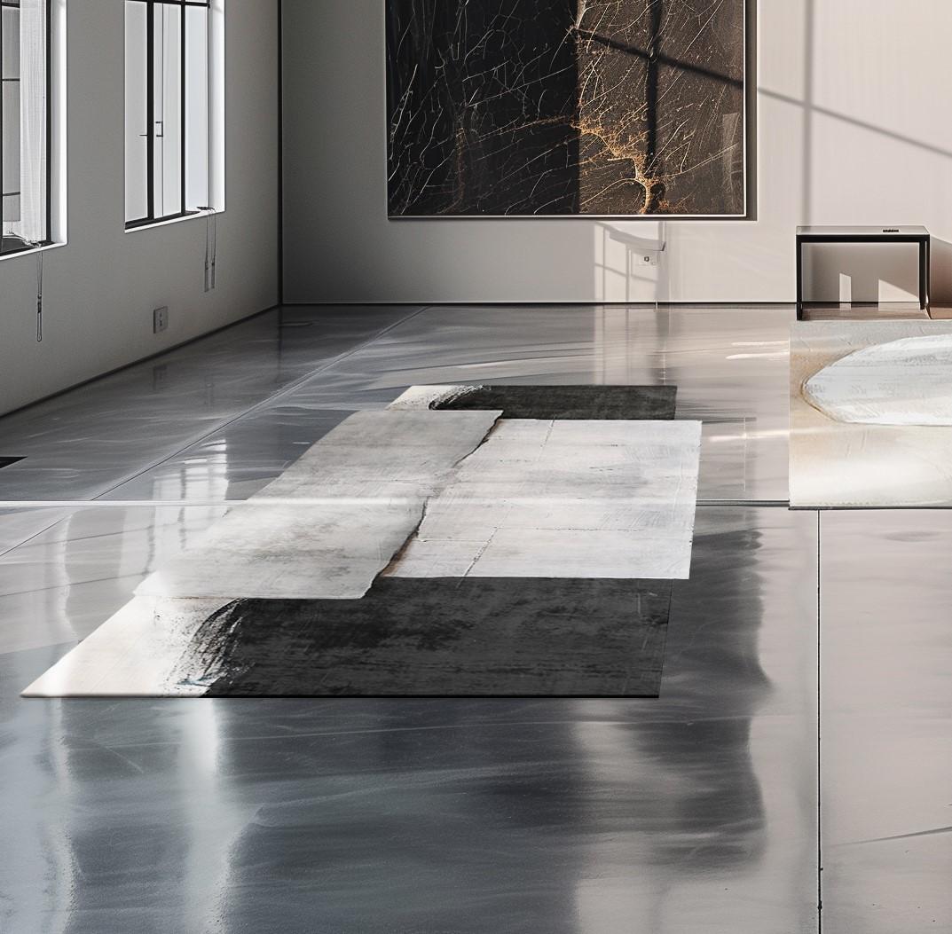 Rue de la Mire 1975 Rug by Atelier Bowy C.D.
Dimensions: W 140 x L 300 cm.
Materials: Wool.

Available in W100 x L250, W120 x L270, W140 x L300 cm.

Atelier Bowy C.D. is dedicated to crafting contemporary handmade rugs for residential and contract