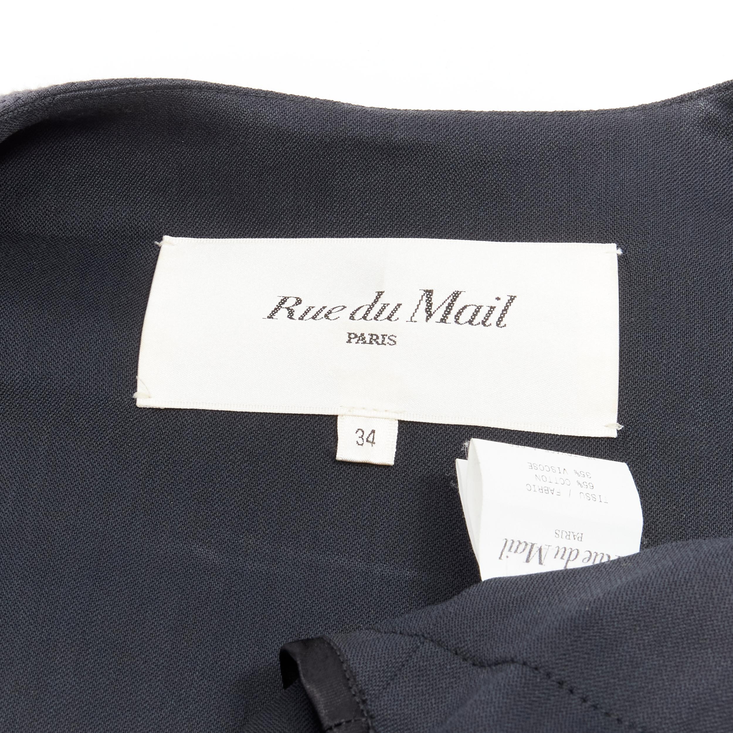 RUE DU MAIL abrigo acampanado con botón de imán invisible FR34 XS en venta 5