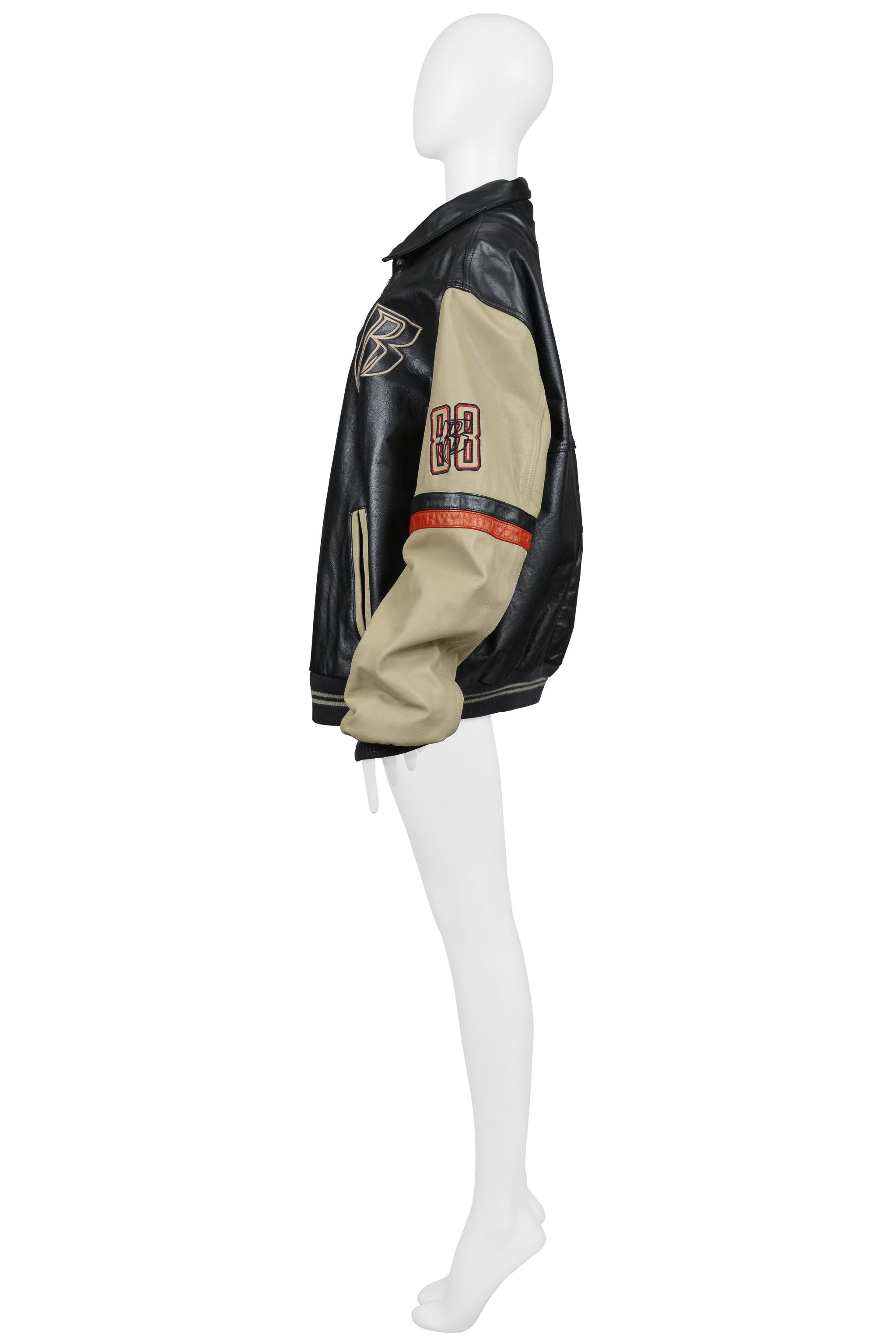 Ruff Ryders Unisex Leather Bomber Jacket 1