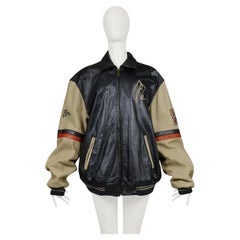 Ruff Ryders Unisex Leather Bomber Jacket
