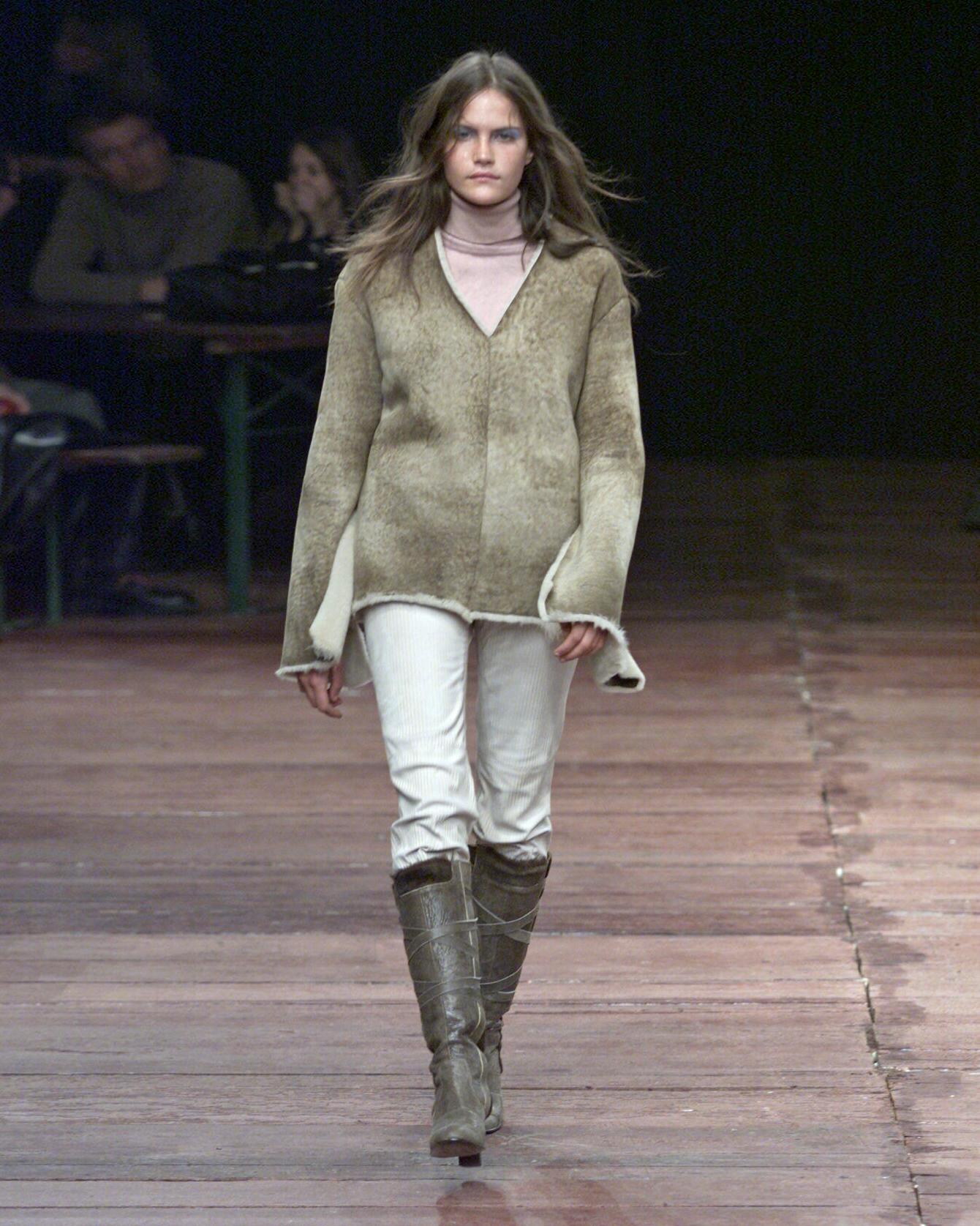 Ruffo Research von A.F. Vandevorst Pullover aus Shearling, H/W 2000 im Zustand „Hervorragend“ im Angebot in London, GB