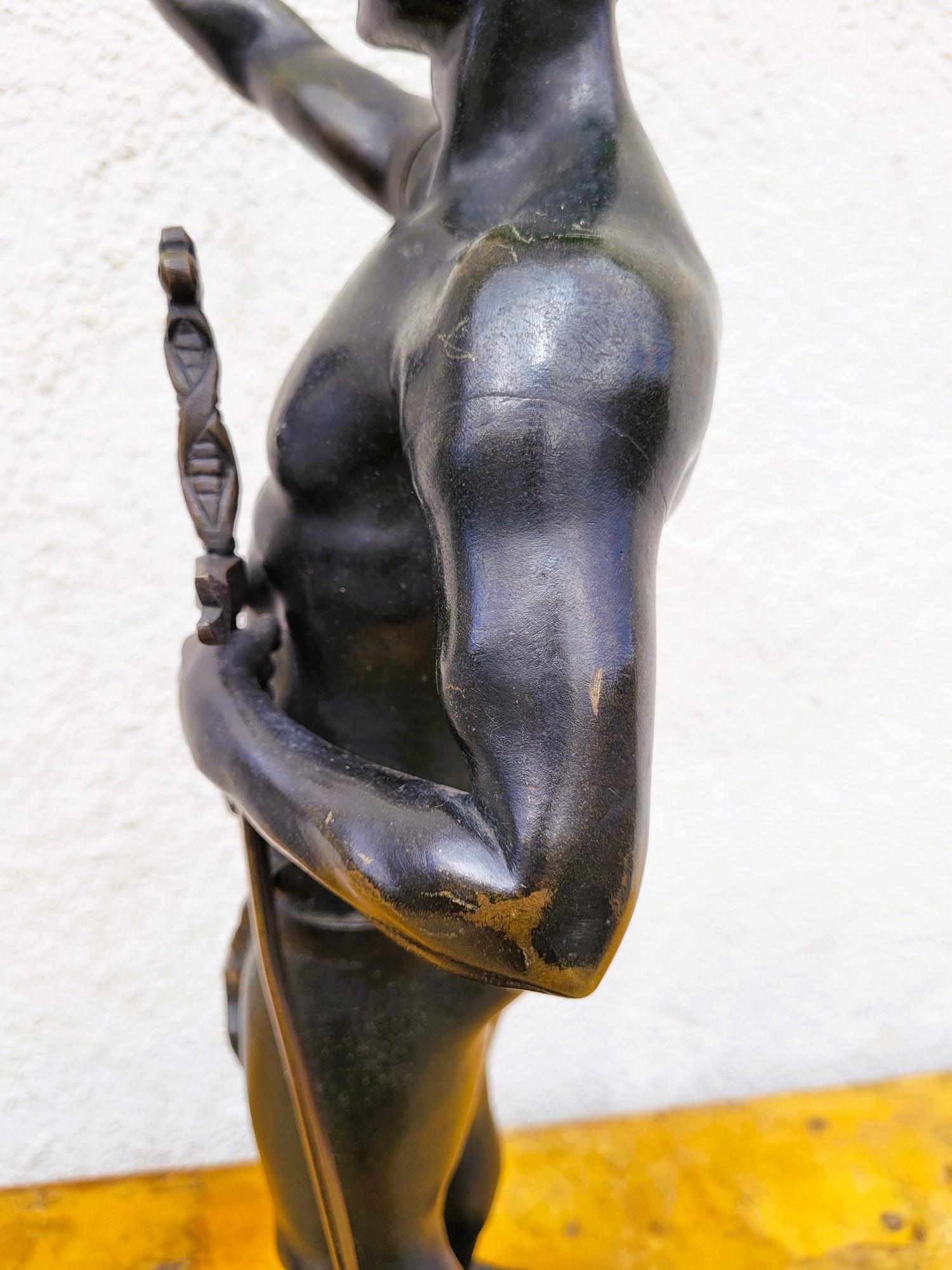 Ruffony, Il giuramento, scultura in bronzo firmata, fine XIX inizio XX secolo In condizioni buone in vendita a MARSEILLE, FR