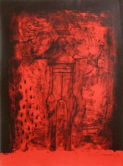 Vintage Affiche avant Lettre (Mujer Suite), 1969 Lithograph by Rufino Tamayo