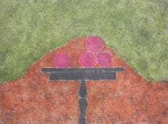 Bodegón, gravure surréaliste de Rufino Tamayo