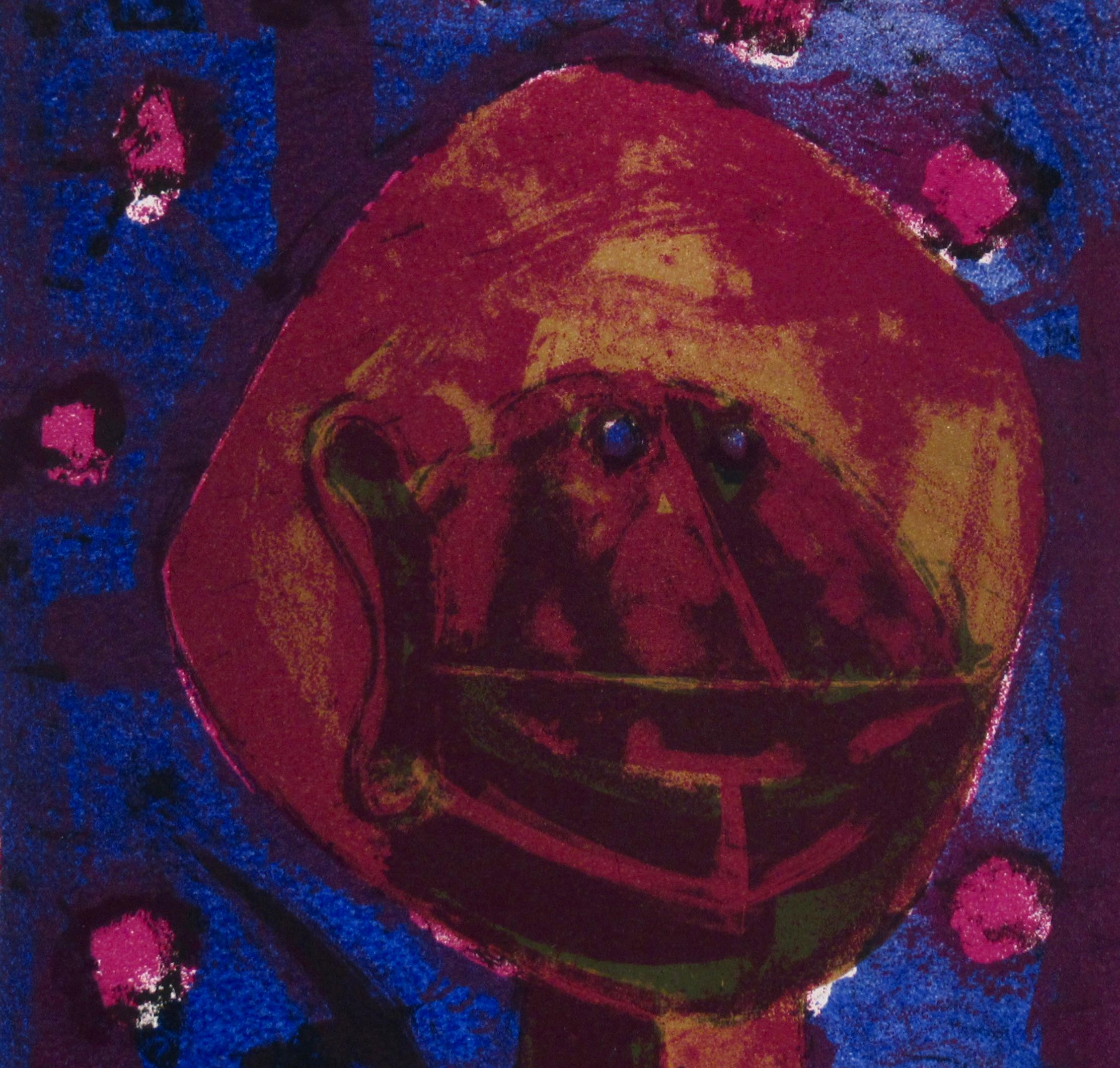 Cabeza con Pajaros - Modern Print by Rufino Tamayo
