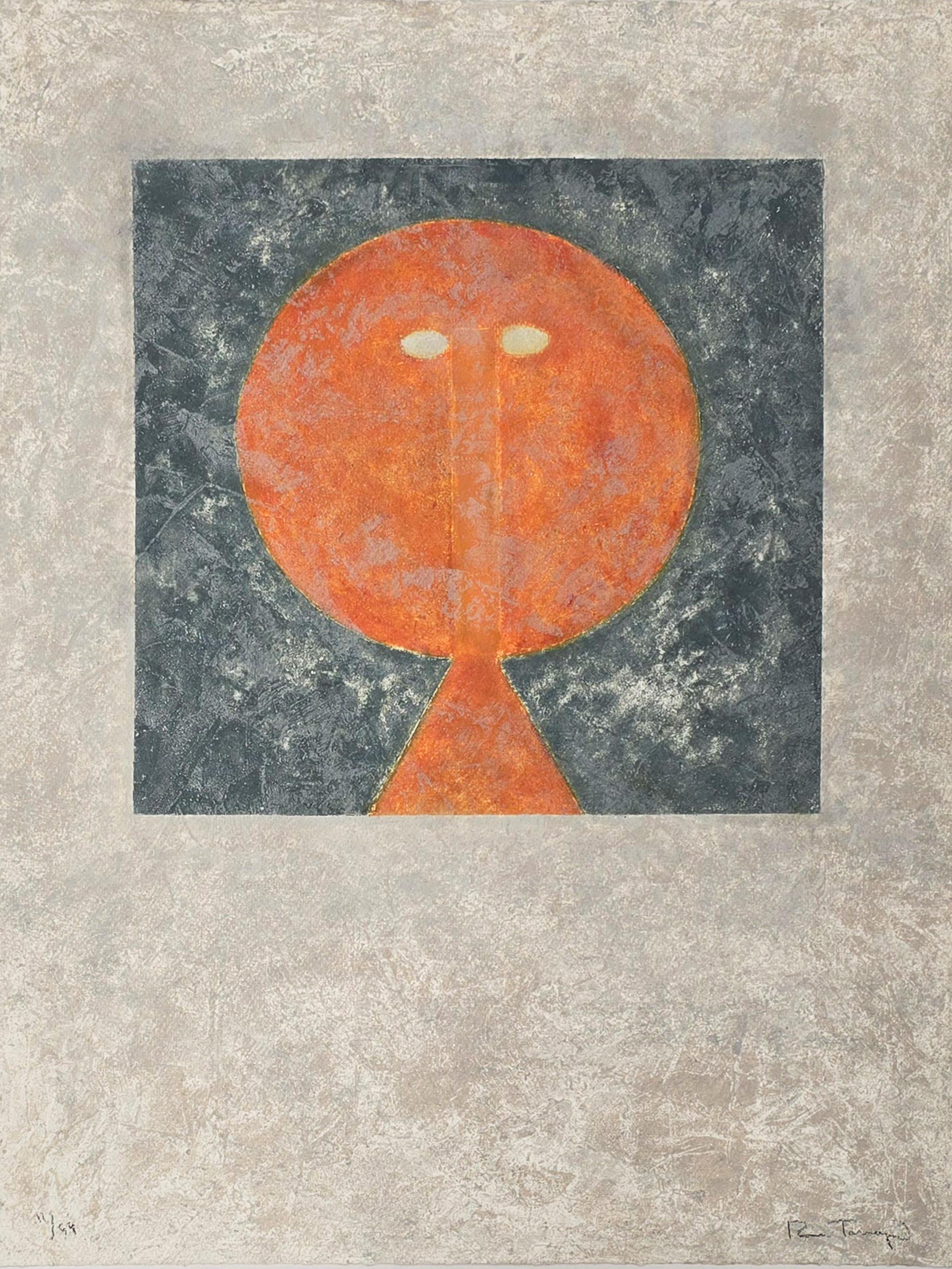 Rufino Tamayo, messicano (1899 - 1991) - Cabeza en la Ventana, Portfolio:  Rufino Tamayo 8 aquafuertes, Anno:  1984, Medio:  Acquaforte, firmata e numerata a pastello, Edizione:  11/99, Dimensioni:  30 x 21,75 pollici (76,2 x 55,25 cm), Stampatore: 
