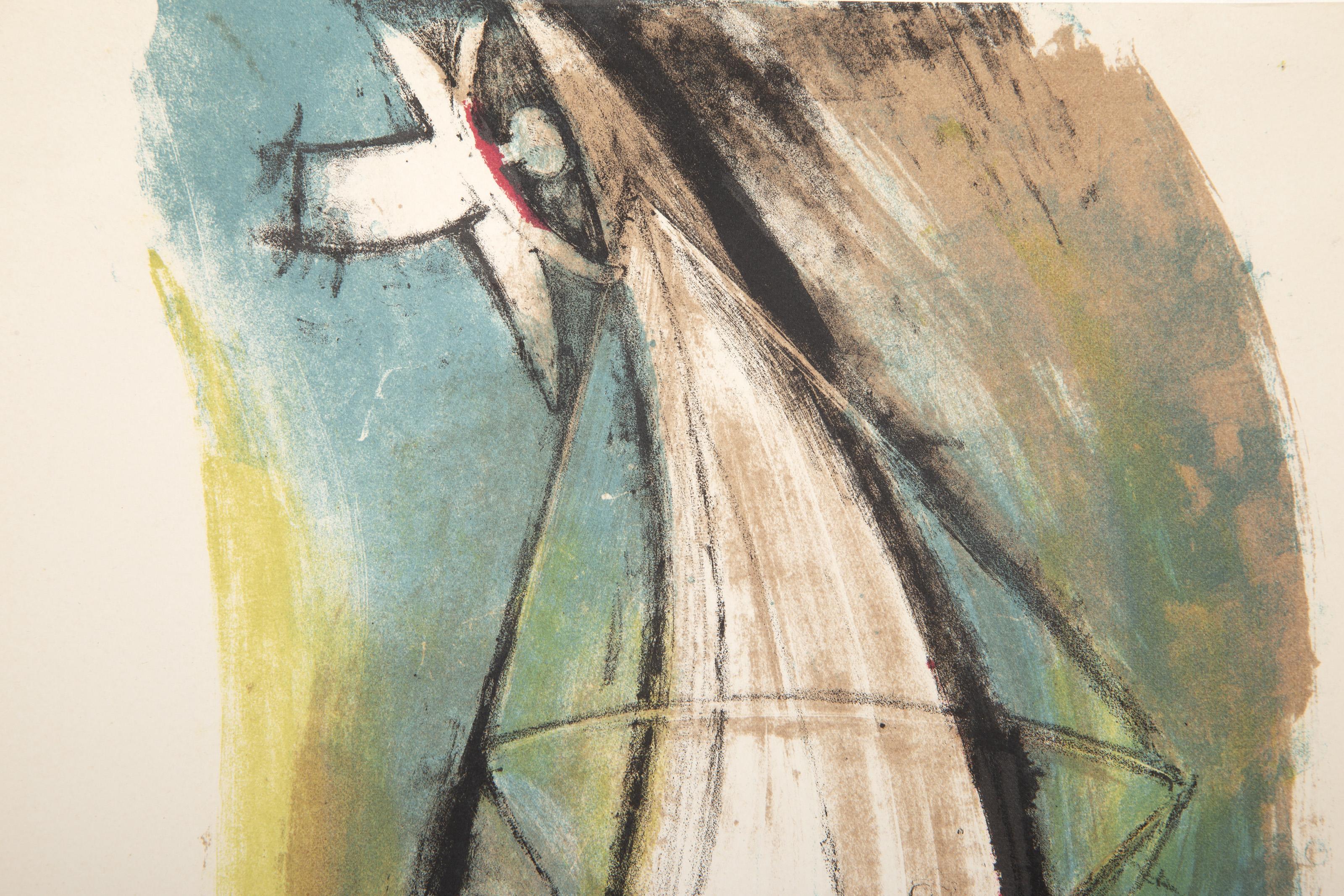 Capitulo XXI, litografia surrealista di Rufino Tamayo in vendita 1