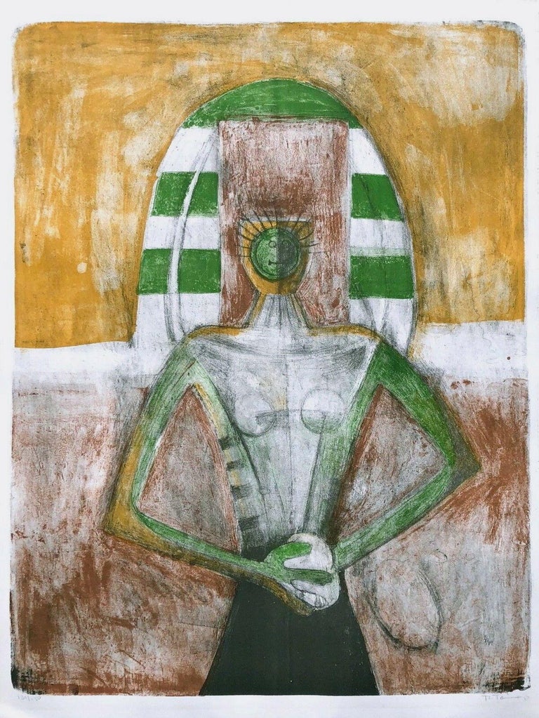Rufino Tamayo - Carnavalesca from the Mujeres portfolio ... image of Rufino Tamayo - Carnavalesca from the Mujeres portfolio ...