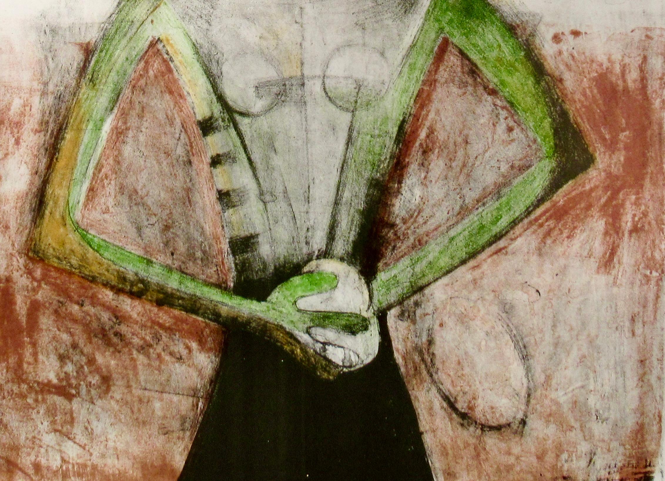 Karnevalesk (Braun), Figurative Print, von Rufino Tamayo