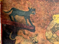« Dos Personajes Atacado Per Perros », Rufino Tamayo, Mixographia, 61x98, moderne