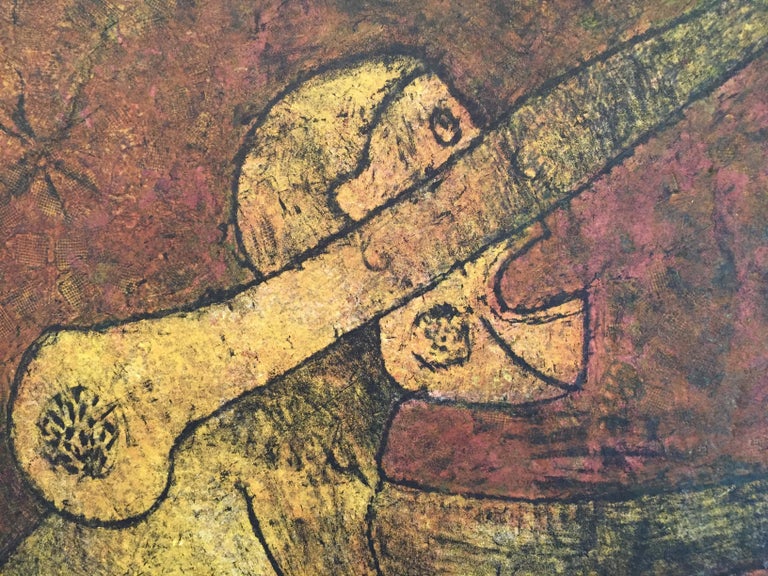 Rufino Tamayo - Dos Personajes Atacados por Perros For Sale at 1stDibs