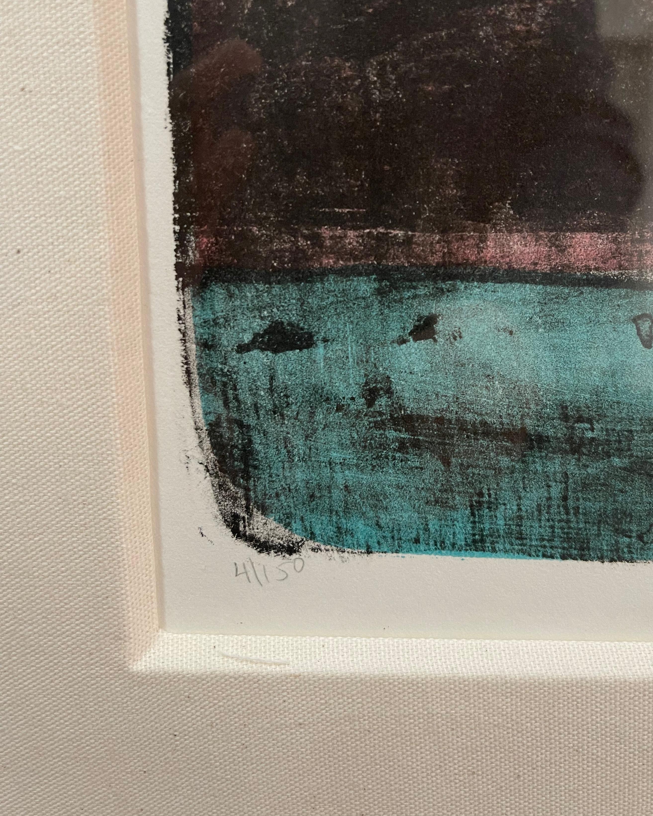 Femme au Collant Noir, 1969, (4/150) - Abstract Print by Rufino Tamayo