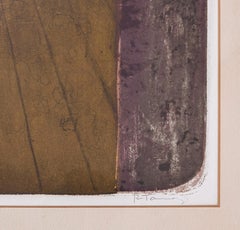 „Femme Au Collant Rose“, handsignierte Lithografie, Pereda 116, gerahmt, 1969