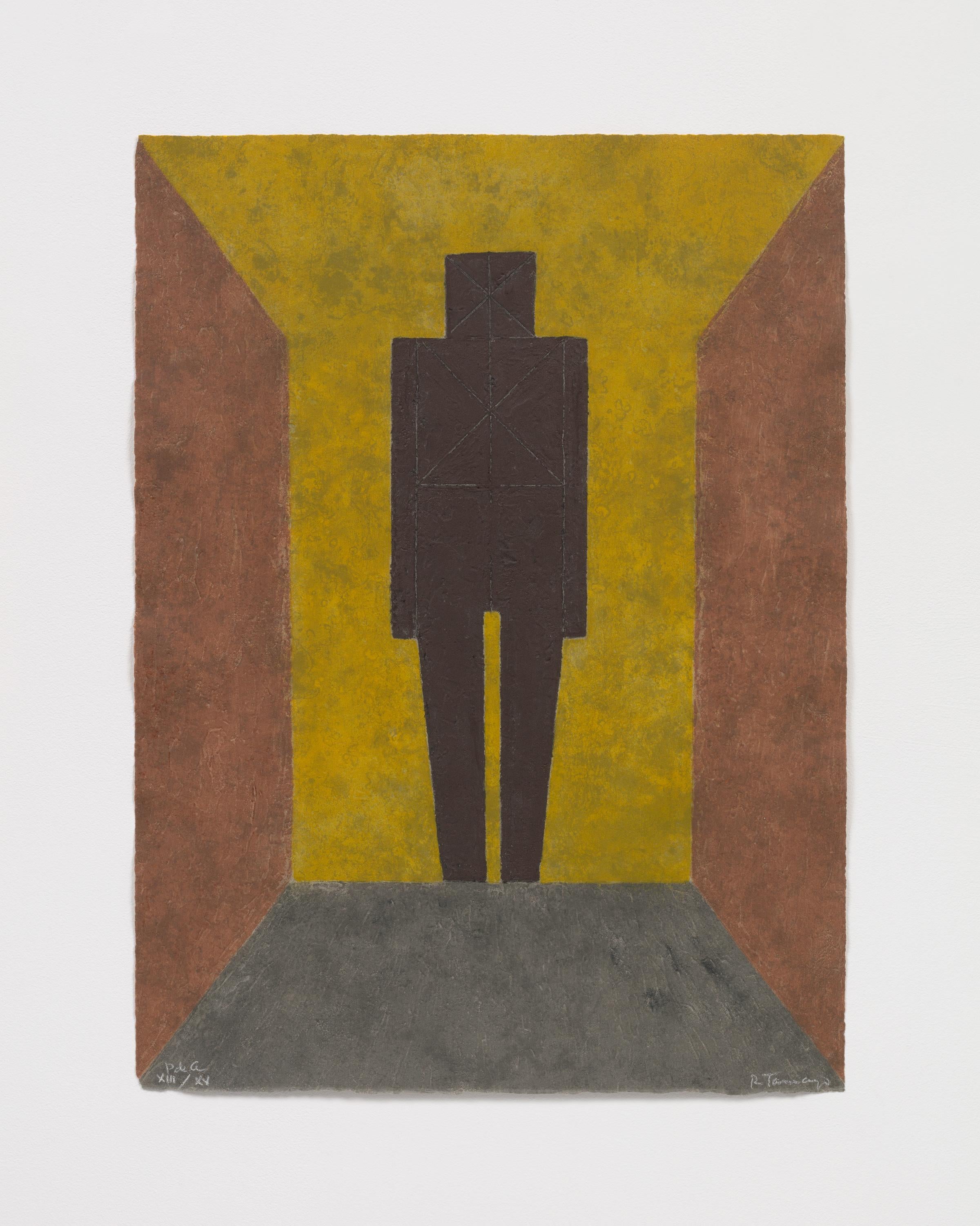 Rufino Tamayo Abstract Print - Figura en negro