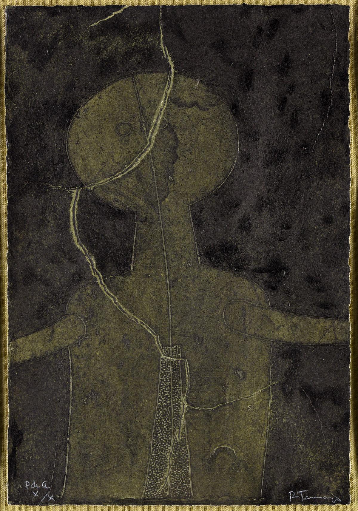Print di Rufino Tamayo - Figura en Verde