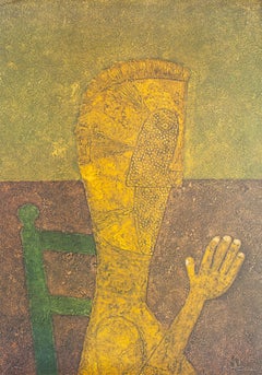 Greetings - Vintage Offset and Screen Print after R. Tamayo - Late 20th Century