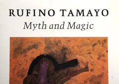 Myth and Magic Exhibition Poster, Modern Lithograph by Rufino Tamayo