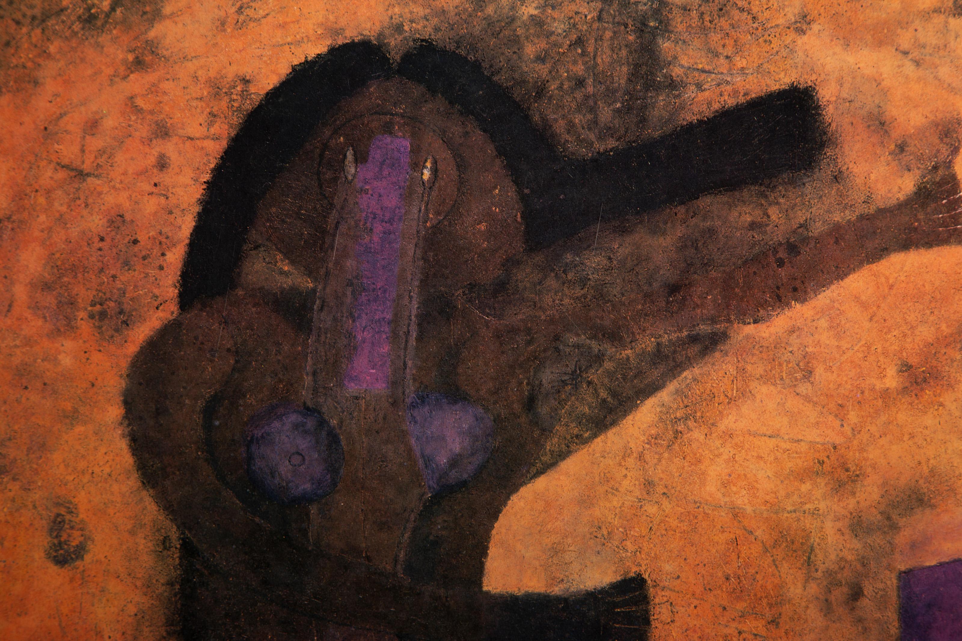 Poster per la mostra Mito e Magia, litografia moderna di Rufino Tamayo in vendita 2