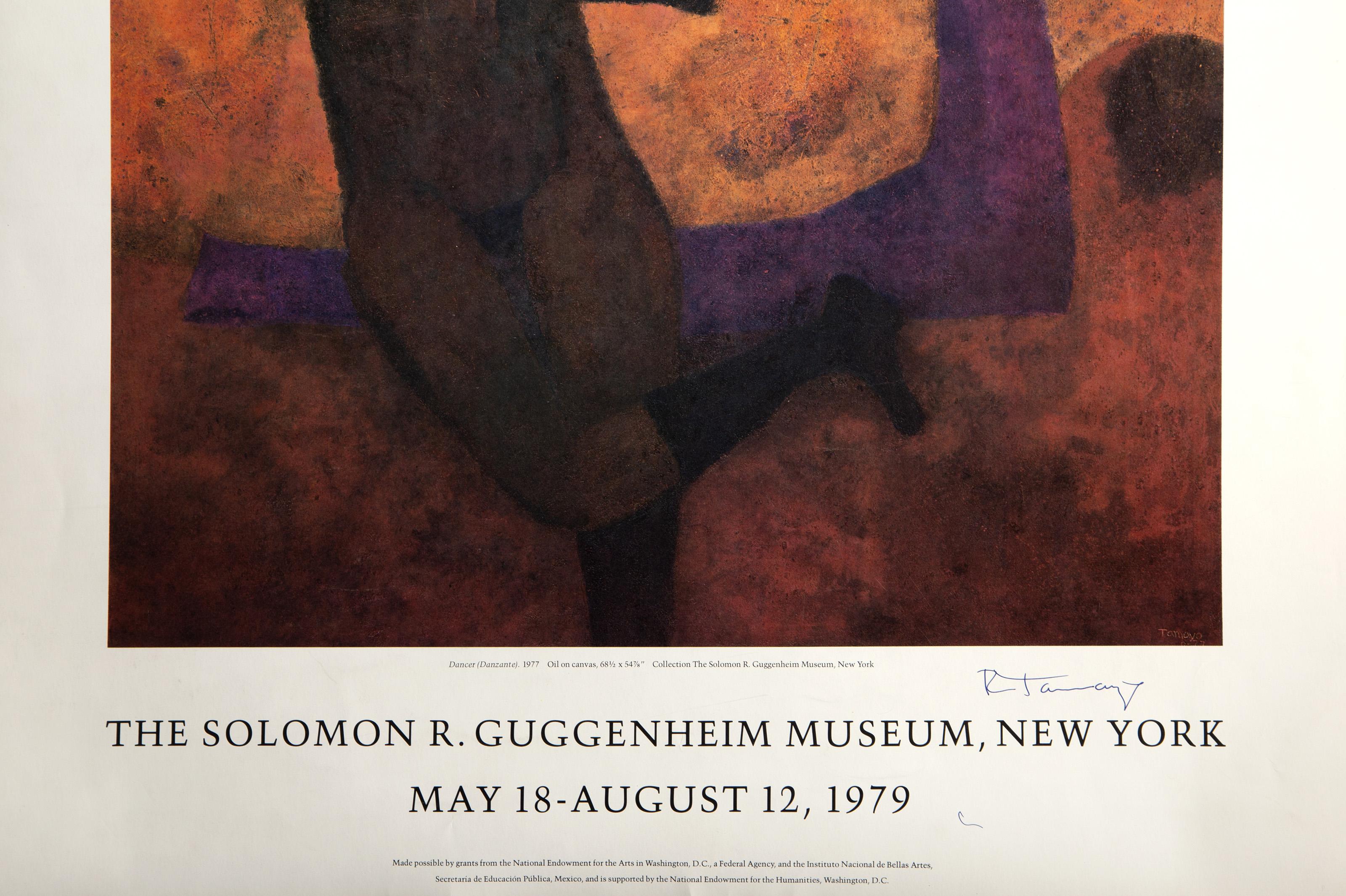 Poster per la mostra Mito e Magia, litografia moderna di Rufino Tamayo in vendita 3