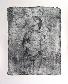 Rufino Tamayo, ¨Full moon¨, 1990, Lithograph, 37.6x31.5 in