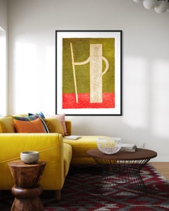 Rufino Tamayo Hombre Con Baston Signed Mixographia Edition of 100