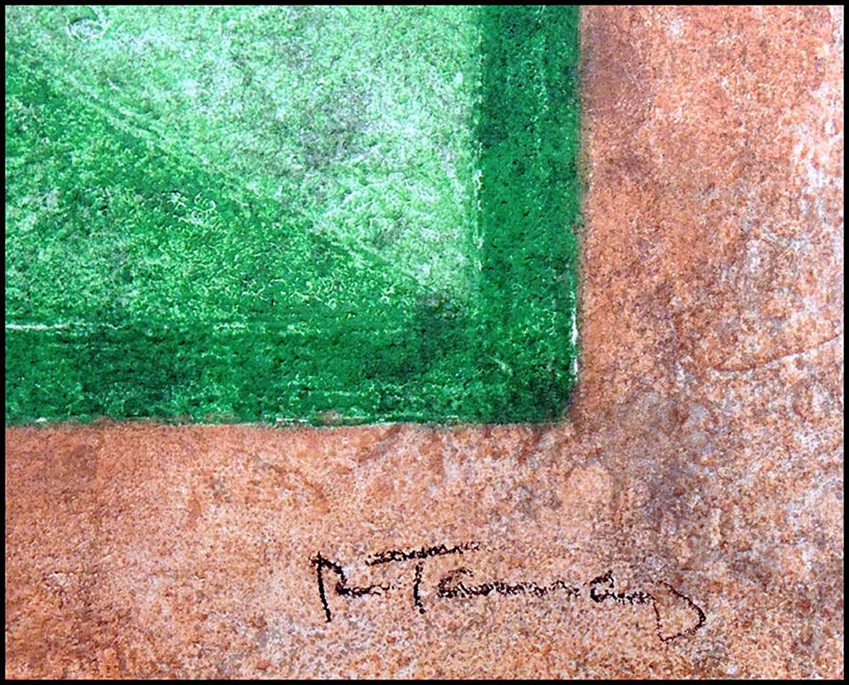 Rufino Tamayo Large Original Color Etching Signed Portrait Torso En Rosa Artwork For Sale 1