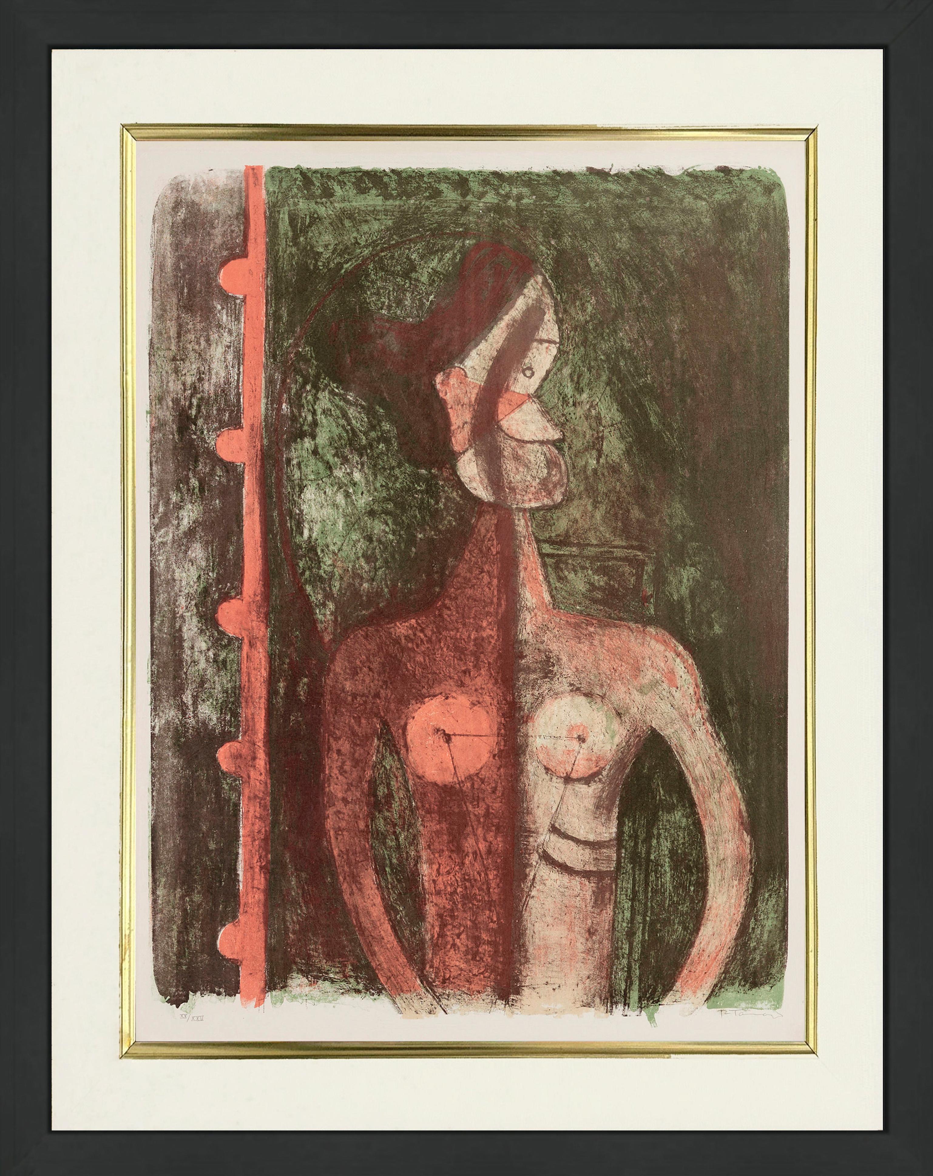 Torso De Jeune Fille, lithographie signée à la main, Pereda 112, 1969, encadrée