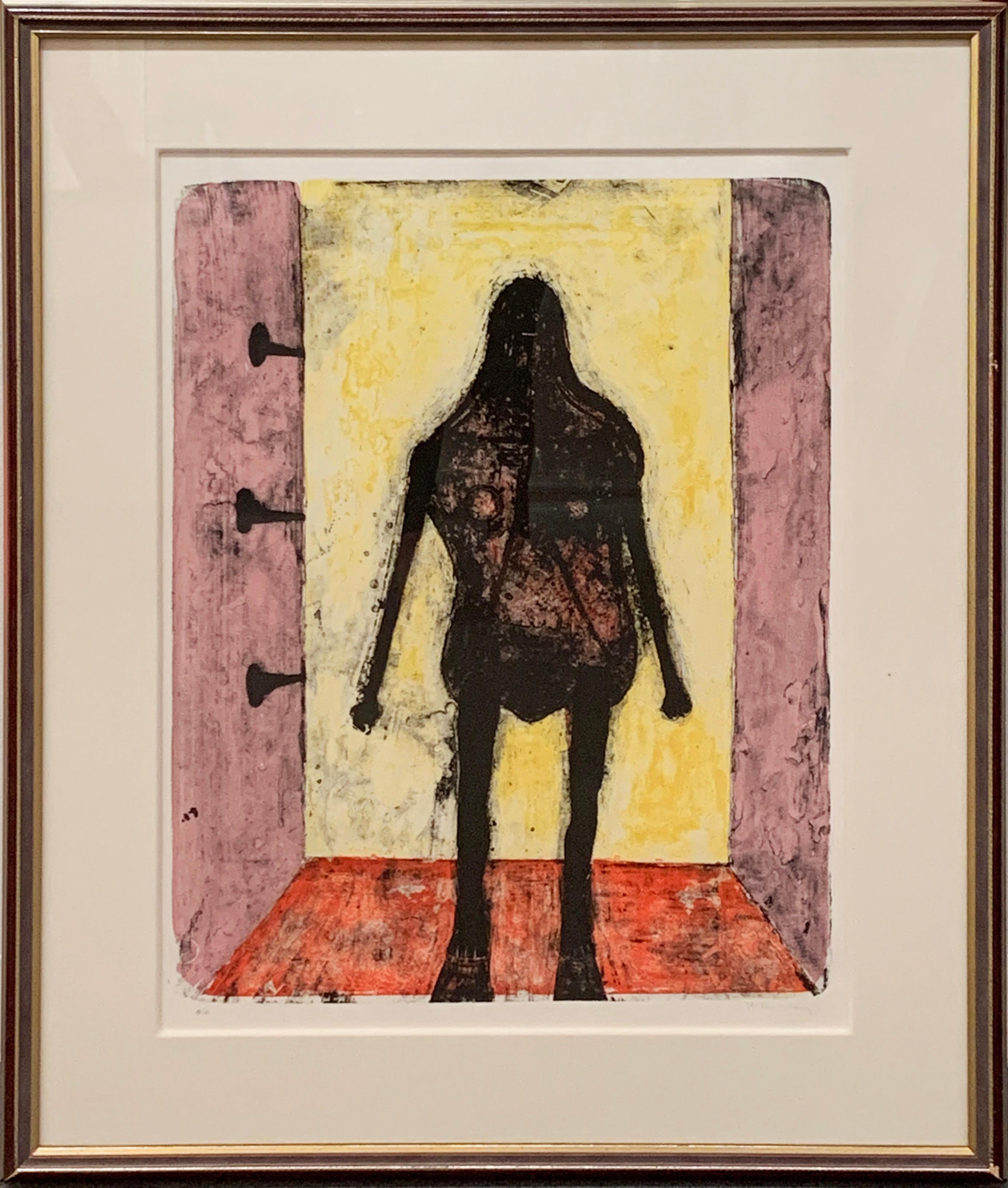 « Venus Noire », Rufino Tamayo, Abstraction figurative, eau-forte, 76,2 x 55,9 cm. en vente 1