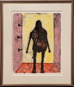 "Venus Noire", Rufino Tamayo, Figurative Abstraction, Etching, 30x22 in.