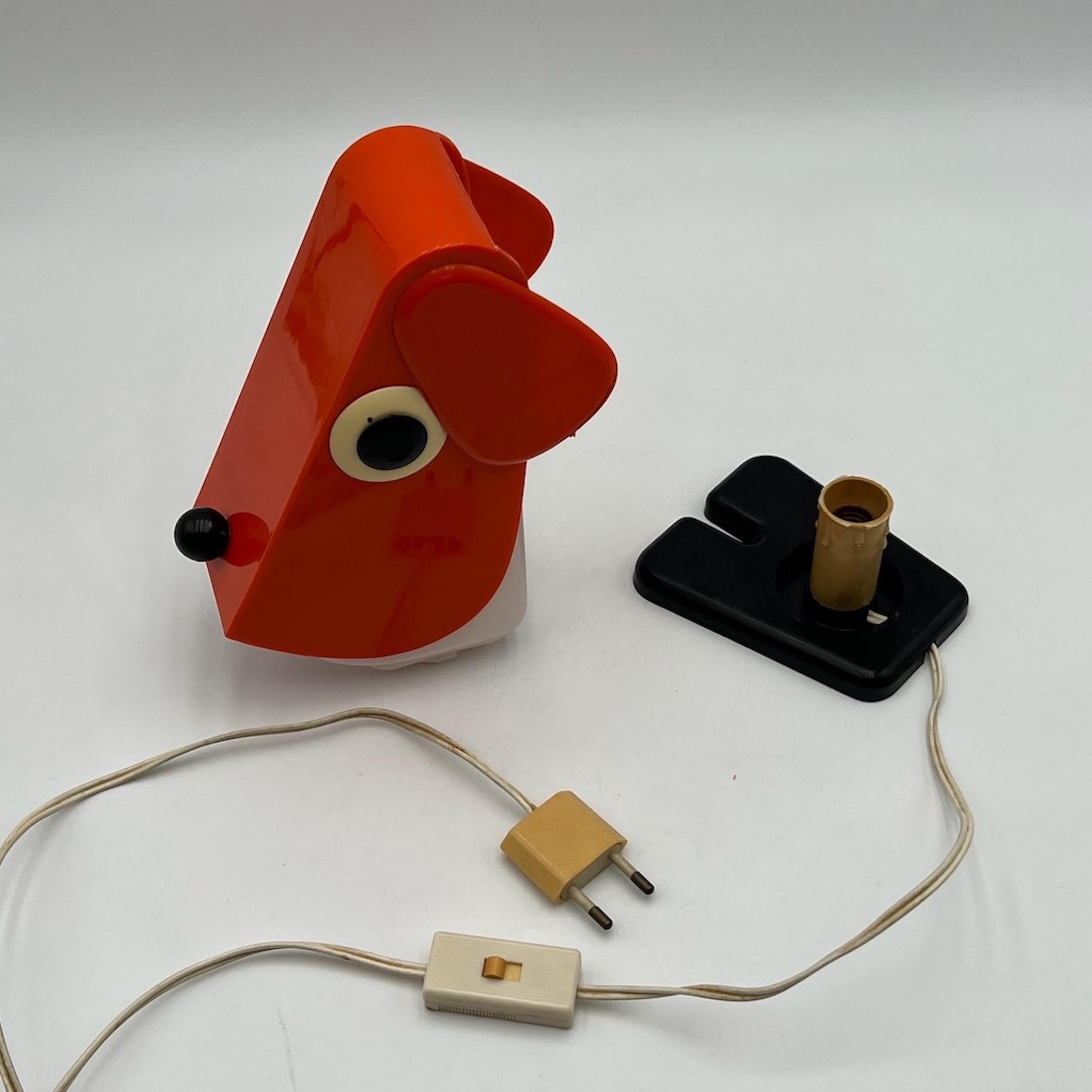 Rufus Table Lamp by Fernando Cassetta for Tacman Manara Italy 1970s 1
